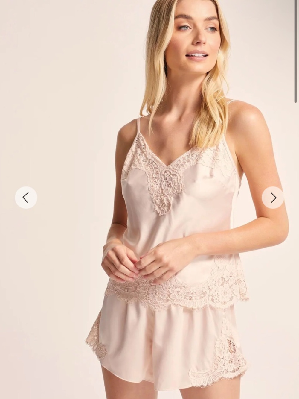 NWOT Homebodii BLUSH SIAN CAMI SET, size S